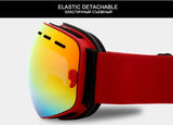 X-TIGER Double Layer, Anti-fog, UV Protection Ski Goggles.