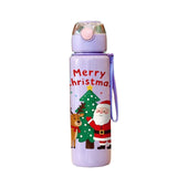 3D Printed 700ml Christmas Water Bottle With Plastic Water Cup