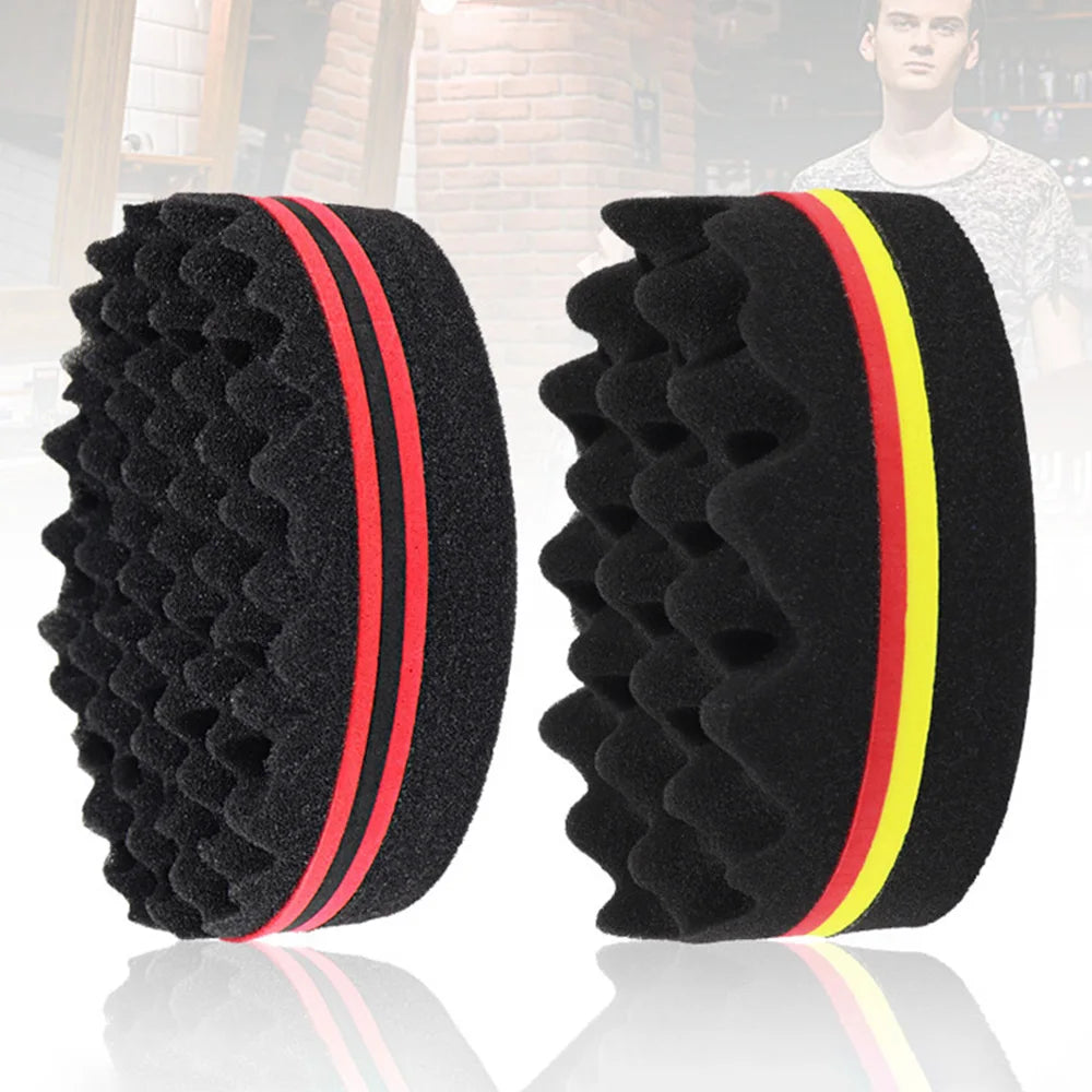 Oval Double Side Magic Twist Hair Sponge