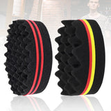 Oval Double Side Magic Twist Hair Sponge