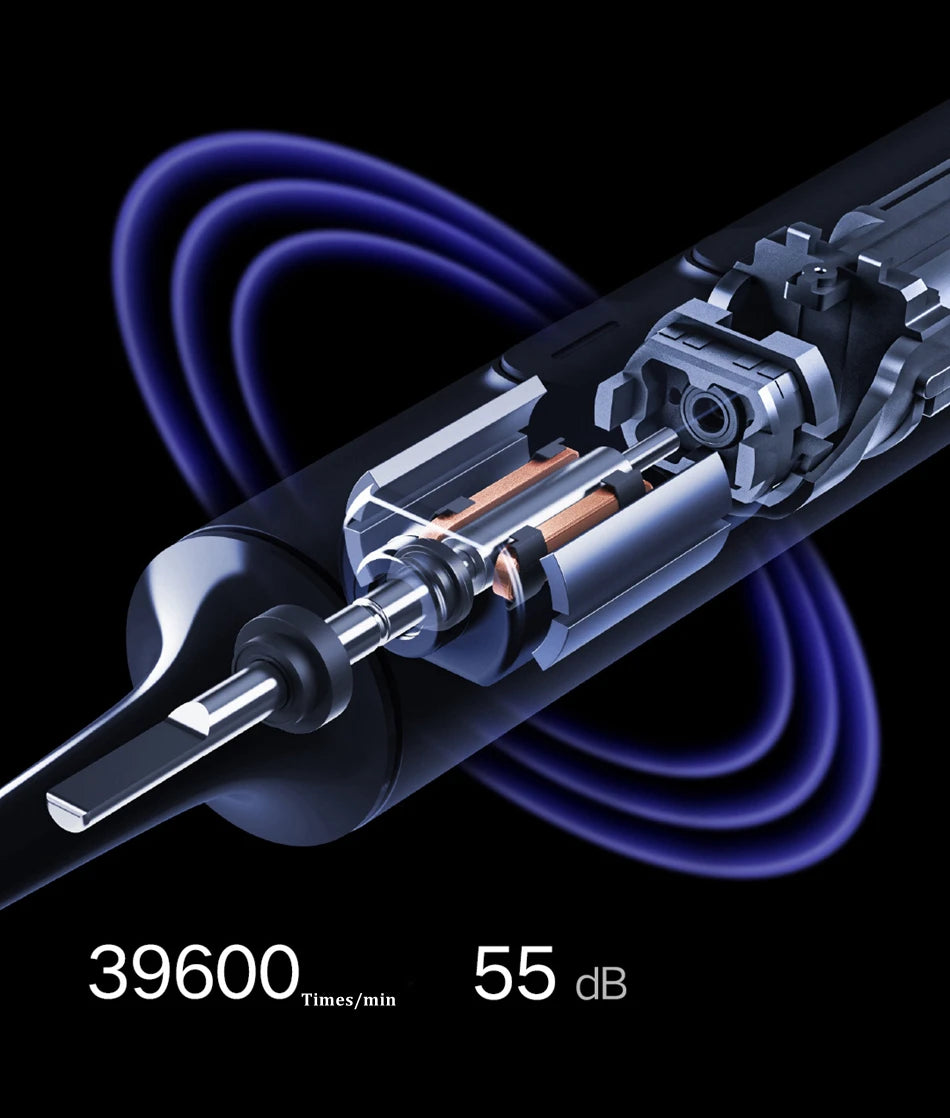 Xiaomi Mijia Inductive Charging T700 Sonic Electric Soft Bristle Toothbrush With LED Display