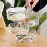 Transparent Rotatable Jewelry Organizer Box