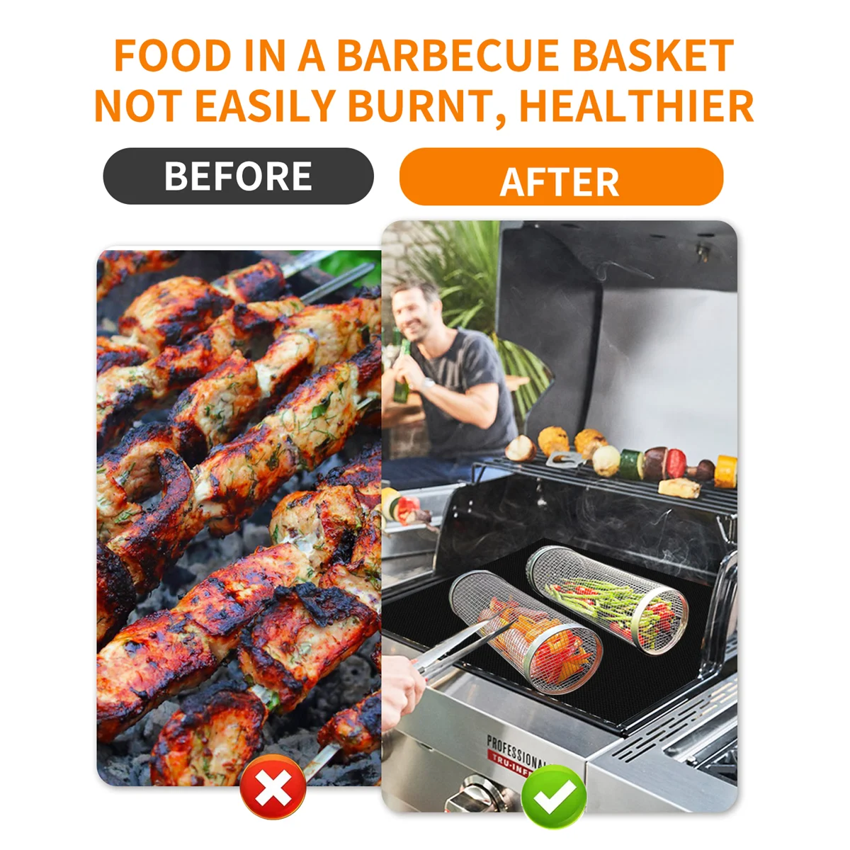 Stainless Steel Barbecue Cage