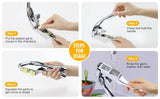 Stainless Steel 2 in 1 Garlic Press
