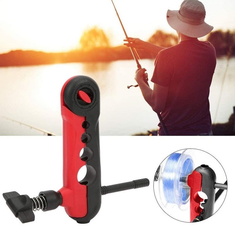 Portable Fishing Line Winder.