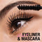 O.TWO.O Waterproof Long Lasting, Quick Drying, Smooth, Thick 2 in 1 Liquid Eyeliner And Mascara.