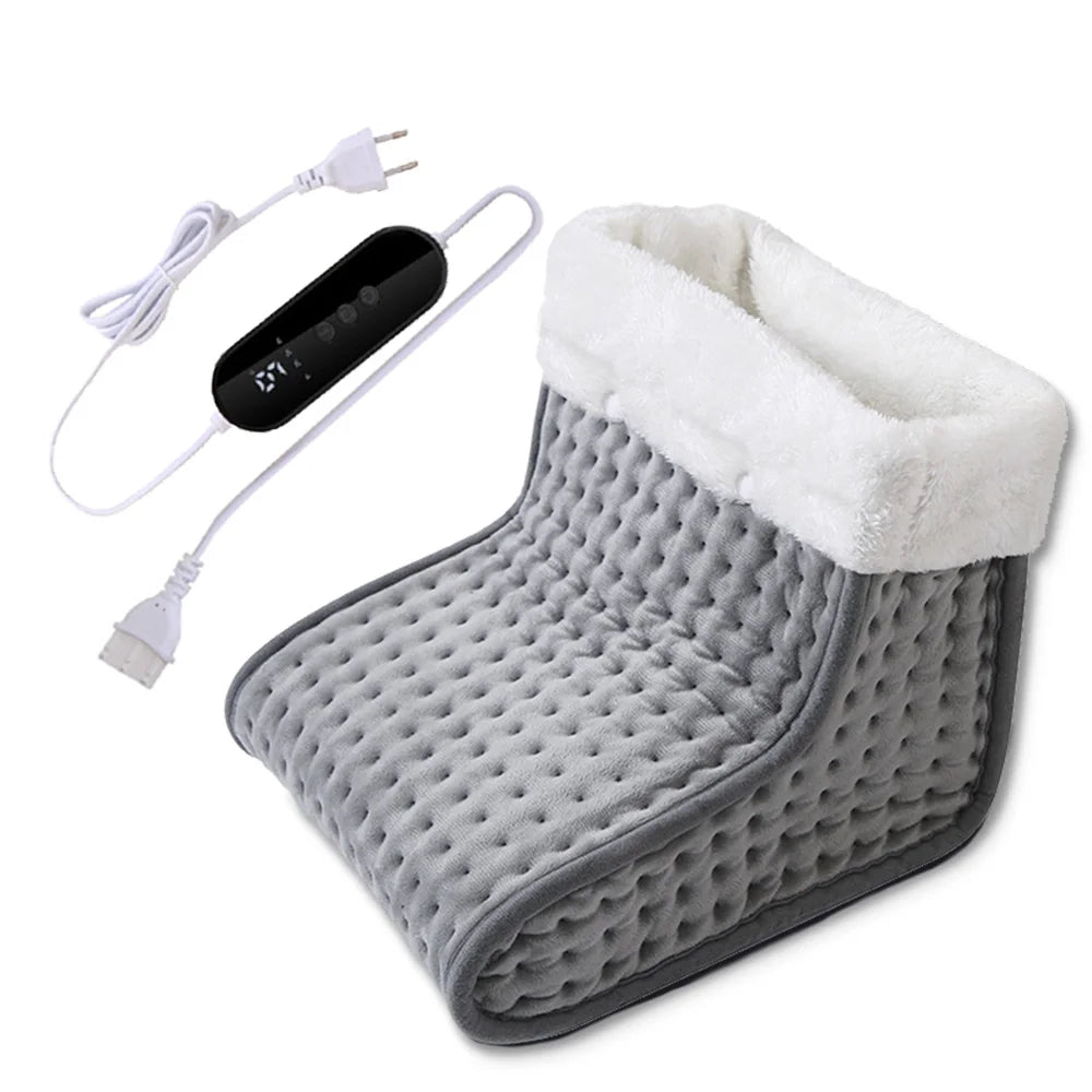 26*28*22cm Electric Remote Controlled Heated Foot US/EU Warmers With 9 Temp Settings and Washable Insert