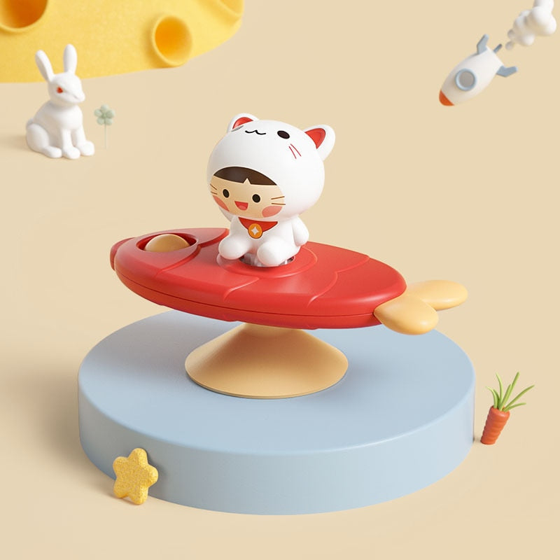 1pcs Cartoon Fidget Spinner.  Educational toy as well as rattle toy.