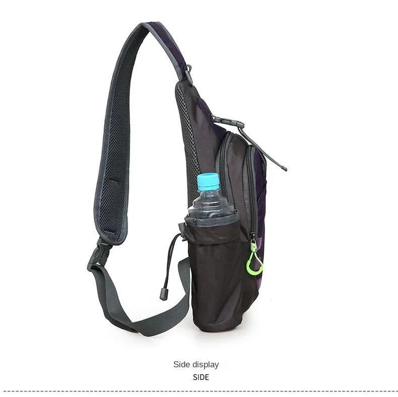 Fashion Men Women Handbag Sport Belt Waist Pack Pouch Shoulder Bag Water Bottle Holder Bag for Running Jogging Hiking