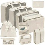 7 Pcs Travel Luggage Organizer Set With Shoe Bag