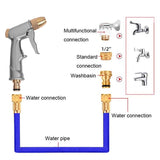 High Pressure Expandable PVC Garden Water Hose with Double Metal Connector.