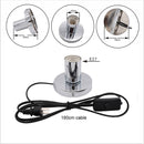 Anti-Slip Metal Desktop Lamp Base 180cm Cord E27 E26 With on/off Switch,