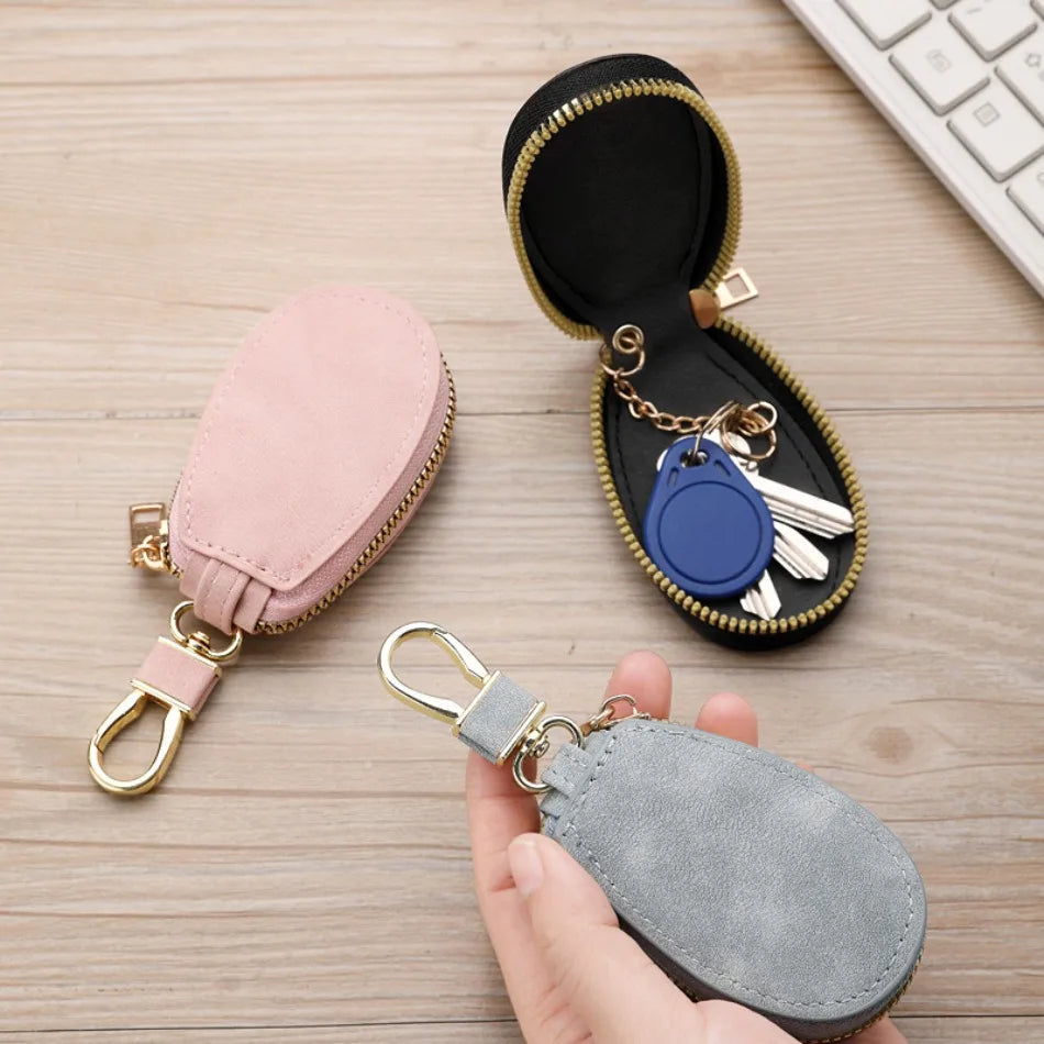 Leather Mini Keychain/Coin Pouch