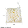 2-In-1 Bath Ball Towel Loofah With Drawstring Closure