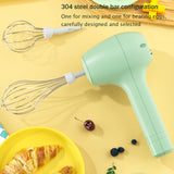 USB Charging Wireless  Automatic 3 Speed Hand Food Mixer.