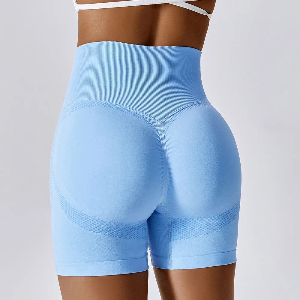 Women's High Waist Gym Shorts