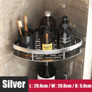 Adhesive Aluminum Storage Organizer For Bathroom Accessories.