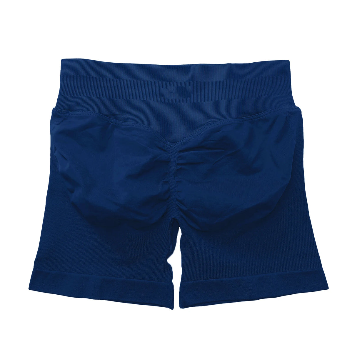 NCLAGEN 4.5" Women's  Low Ribbed Band Scrunch Butt Seamless Impact Shorts