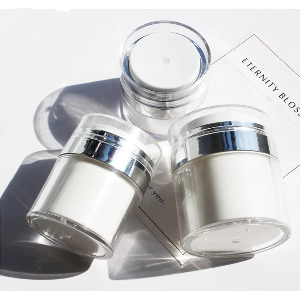 1pc 15g 30g 50g  Acrylic Airless Cosmetic Jar For Facial Creams