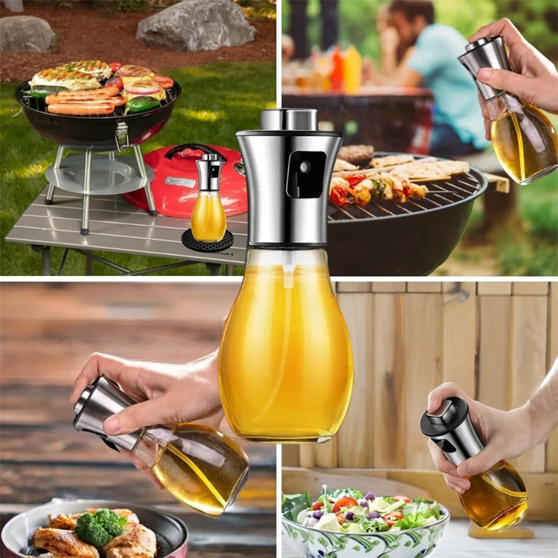 200ml glass Olive Oil Sprayer For Cooking Vegetables