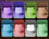 Rechargeable Led Dimmable Multicolor Night Light with Remote Control Or Touch Switch