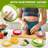 1Pcs Or 4Pcs Silicone Reusable Fruit Or Vegetable Storage Container