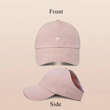 Sporty Ponytail Cap With Snapback