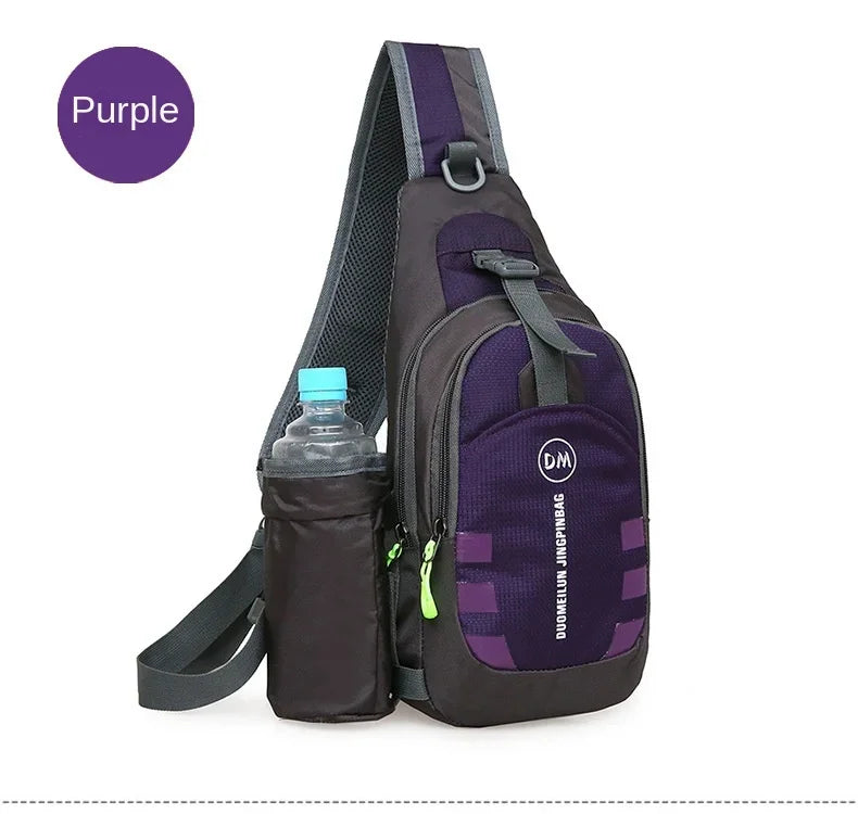 Fashion Men Women Handbag Sport Belt Waist Pack Pouch Shoulder Bag Water Bottle Holder Bag for Running Jogging Hiking