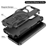 Magsafe Invisible Support Phone Case for IPhone 17 16 15 14 13 12 Pro Max