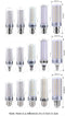 NEW Corn LED Bulb  12W 16W 20W 24W 40W Super High power E14 E27 B22  AC220V 110V 85-265V  No Flicker