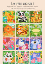 11x11cm Wooden 3d Cartoon Puzzle