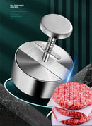 Stainless Steel Non-Stick Hamburger Patty Maker.