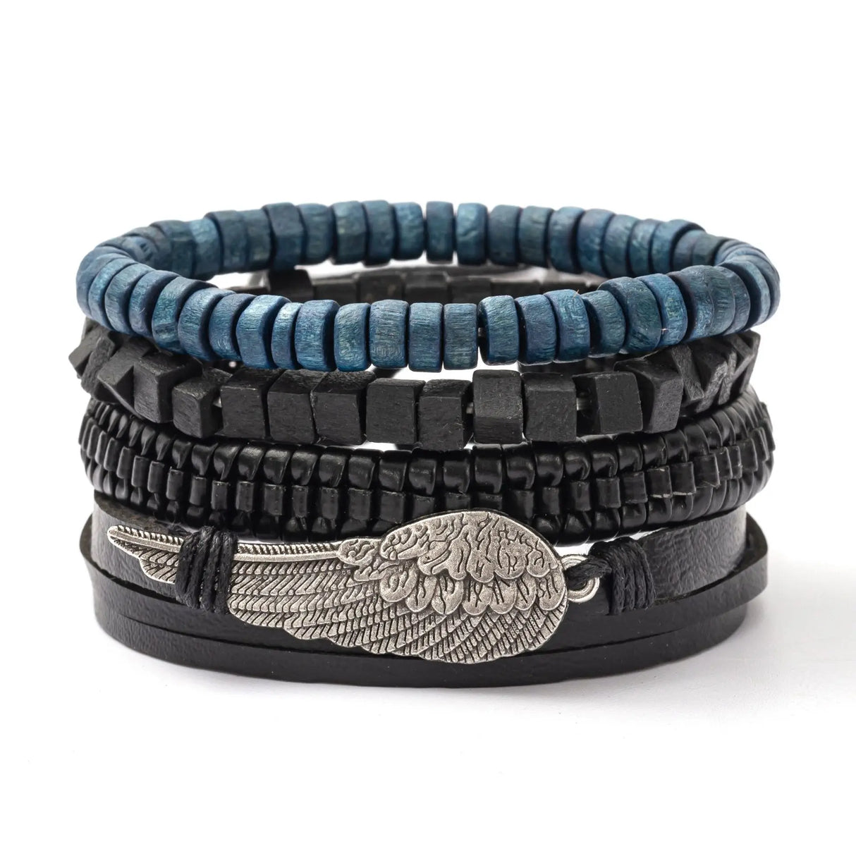 Multi-layer Elastic Buddha Beaded Bracelets