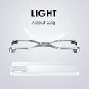 Aluminum Heat Resistant/Shockproof X Type Rimless Phone Cases For iPhone 13 14 15 Pro Max