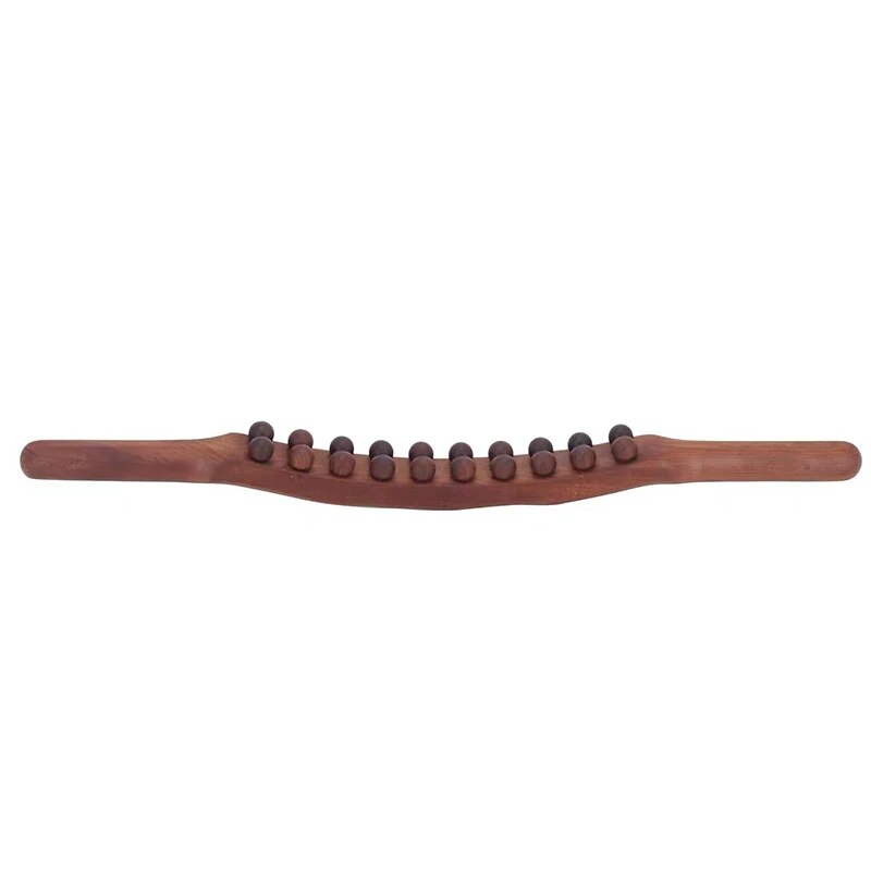 8/20 Beads Gua Sha Massage Stick With Carbonized Or Wood.