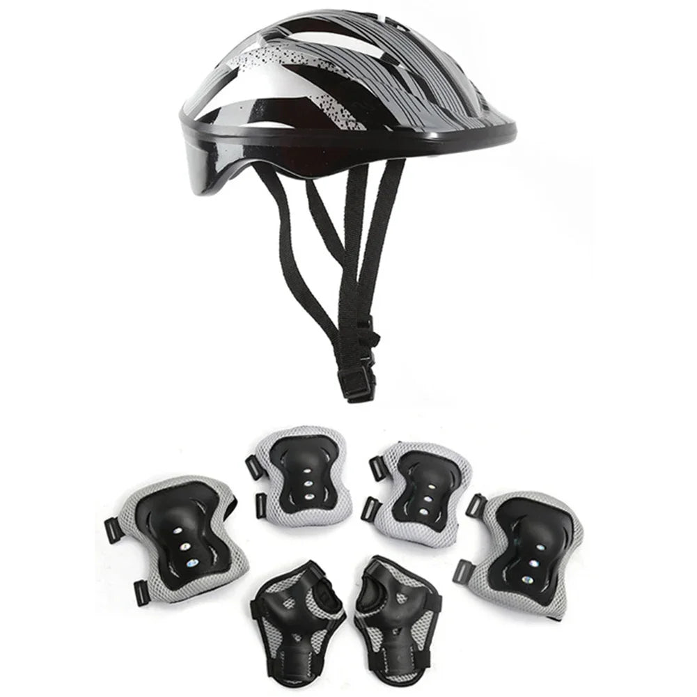 Children's Protective Body Gear And Breathable Helmet With EPS material for cushioning and shock absorption