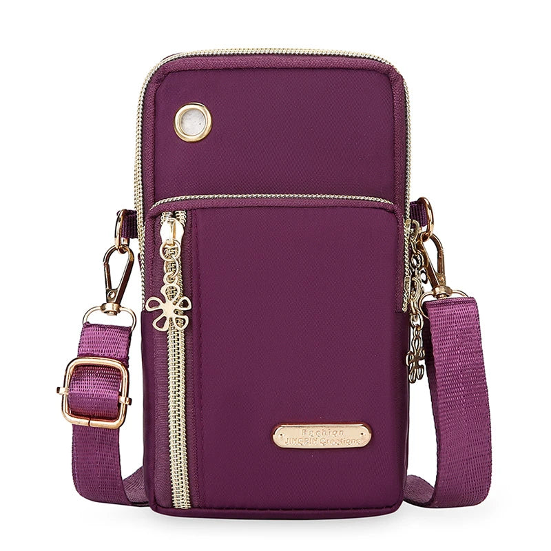 Women's Lightweight Nylon Crossbody Or Arm Bag