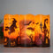 Set of 3 Real Wax Halloween Flameless Flickering LED/Battery Operated Candles.