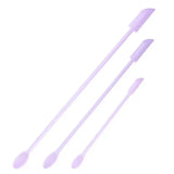 3-Piece Cosmetic Silicone Bottle Mini Scraper