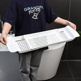 Extendable Bathtub Organizer Shelf