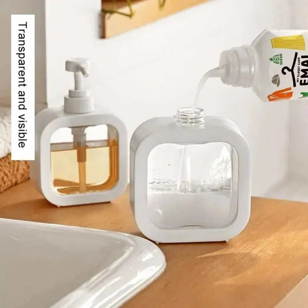 300 Or500ML Transparent Soap Dispenser Bottle