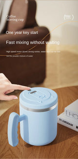 USB Rechargeable 304 Stainless Steel 400ML Automatic Mixing Cup
