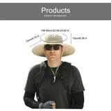 Camouflage Outdoor Sun Protective Hat with Solar Powered Fans