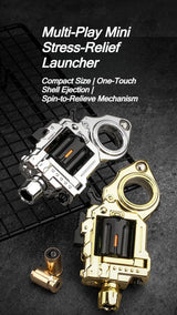 Metal Fidget Spinner Revolver For Stress Relief