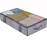 Storage Bag With Cover That Fits Under the bed With 4 Reinforced Handles