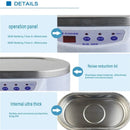 SS-968 Ultrasonic Cleaner 30/50W  40Khz Degas for Watches, Contact Lens, Glasses, Or Dentures