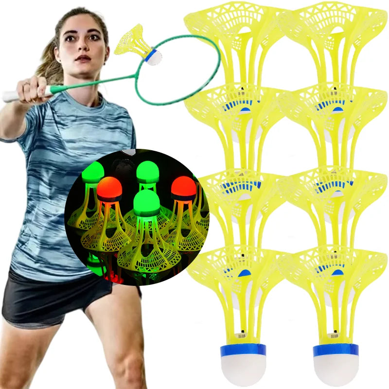 Windproof Light-up Durable Nylon Shuttlecocks