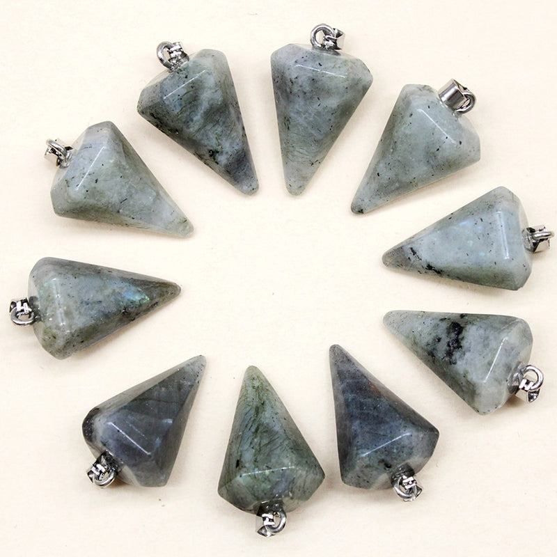 Reiki Natural Stone To Make Beautiful Pendants.