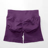 NCLAGEN 4.5" Women's  Low Ribbed Band Scrunch Butt Seamless Impact Shorts