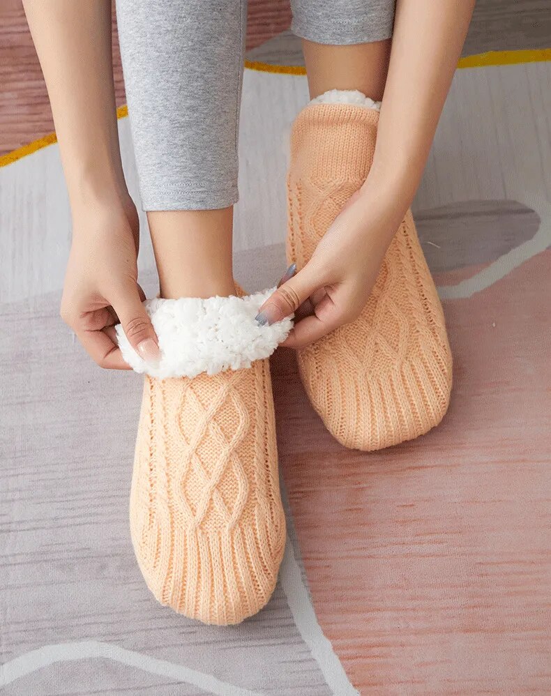 Winter Woven Thermal Cashmere Socks.